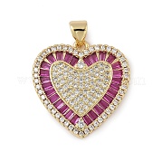 Латунные микро проложить кубического циркония подвески KK-H079-06G-04
