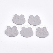 Расписные тополя деревянные кабошоны WOOD-T021-33C