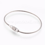 Изготовление браслета из нержавеющей стали 304 BJEW-F167-04P-A
