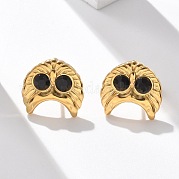 Серьги-гвоздики из нержавеющей стали 304 EJEW-F361-02G