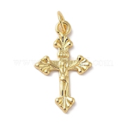 Подвески из латуни и кубического циркония KK-L216-054G-02