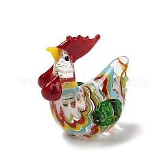 Bunte Malerei-Ausstellungsdekorationen, für den Homeoffice-Schreibtisch, Küken, 53x51.5x32 mm