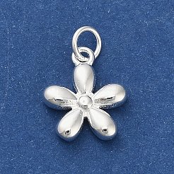 925 Blumenanhänger aus Sterlingsilber.&nbsp;STER-P071-14S