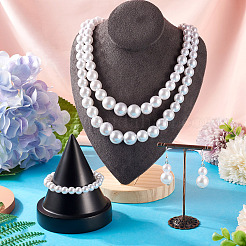 Schmuckset aus ABS-Kunststoffimitatperlen&nbsp;SJEW-TAC00004