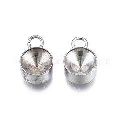 Pendentif en acier inoxydable 201 anti-ternissement avec monture en strass&nbsp;X-STAS-S057-44E-P