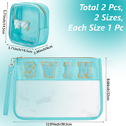 Kosmetiktaschen aus PVC und Polyester&nbsp;ABAG-WH20014-06E