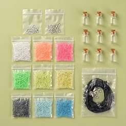 DIY Wishing Bottle Pendant Halskette Making Kit&nbsp;DIY-YW0005-80