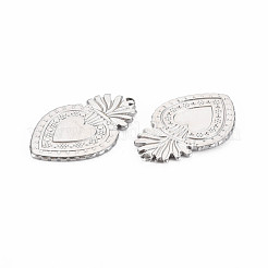 Pendentifs en acier inoxydable 201 anti-ternissement&nbsp;STAS-S119-150P