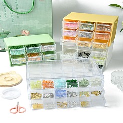 Kit fai da te per realizzare braccialetti con perline in vetro soffiato&nbsp;DIY-FZC0001-01D
