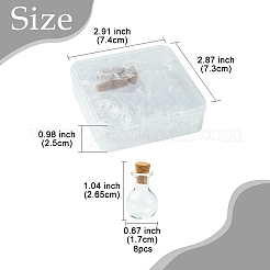 8 Stück Glasflaschen&nbsp;BOTT-FS0001-02