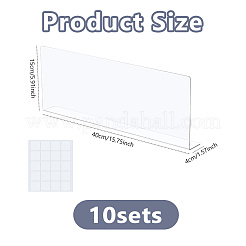 Cloisons rectangulaires en acrylique pour sous-lit/canapé&nbsp;AJEW-WH0871-28