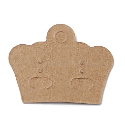 Carte di visualizzazione dell'orecchino di carta kraft&nbsp;CDIS-D005-01