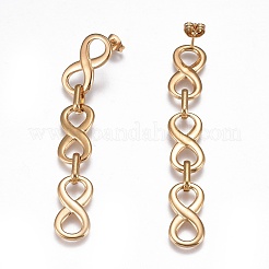 Orecchini pendenti in acciaio inossidabile 304&nbsp;EJEW-F220-02