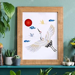 Modelli di stencil per pittura da disegno riutilizzabili in plastica&nbsp;DIY-WH0172-349