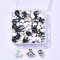 130pcs 3 Arten Handwerksstil Acrylperlen&nbsp;OACR-FS0001-69