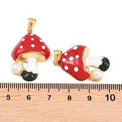 Pendentifs en acier inoxydable 304 émaillés&nbsp;STAS-A135-03G