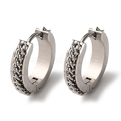 Pendientes de aro de acero inoxidable 304&nbsp;EJEW-D331-16P