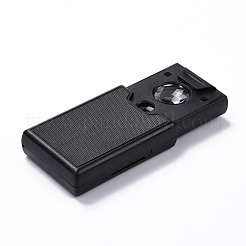 Lente d'ingrandimento con lente d'ingrandimento per gioielli tipo cassetto illuminato a led in plastica abs&nbsp;AJEW-M033-01P
