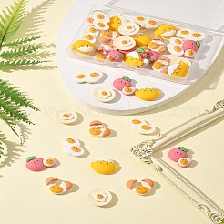 40 Stück opake Harz-Cabochons&nbsp;CRES-FS0001-21