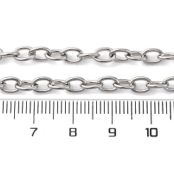 201 collane a catena in acciaio inossidabile&nbsp;NJEW-Q013-12C-P