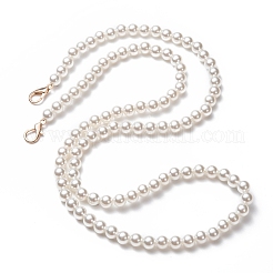 Acryl Nachahmung Perle Perlen Tasche Griff&nbsp;FIND-WH0043-31D