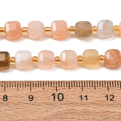 Natürliche gelbe Botswana Achat Perlen Stränge&nbsp;GG-CBAC972-A16-01