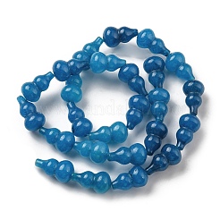 Hilos de abalorios de jade blanco natural&nbsp;G-C039-B05