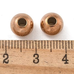 Perles d'espacement rondelles en acier inoxydable 202 avec placage ionique (IP)&nbsp;STAS-F094-06A-RG