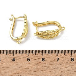 Fornituras de pendientes de latón&nbsp;KK-D226-07G