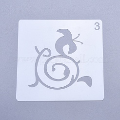 Pochoir de dessin en plastique pour enfants adolescents garçons filles&nbsp;DIY-D023-13H