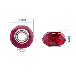 Glasperlen europäischen&nbsp;GPDL-TA0001-01