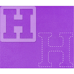 Handarbeitsvorlage für Acrylohrringe&nbsp;TOOL-WH0156-003