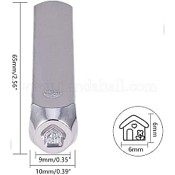Eisen Metallstempel&nbsp;AJEW-BC0005-39G