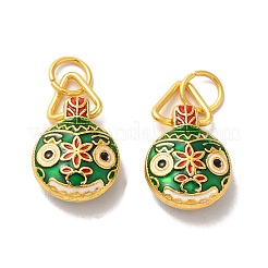 Pendentifs émail en alliage de zinc&nbsp;PALLOY-M210-01G-01