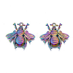 Regenbogenfarbene legierung anhänger&nbsp;PALLOY-N156-183-NR