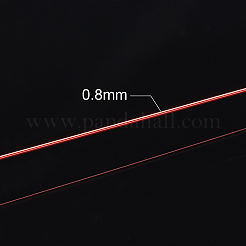 Runder Kupferdraht für die Schmuckherstellung&nbsp;CWIR-BC0009-0.8mm-17