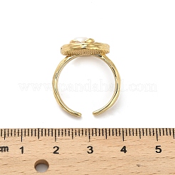 Manschettenringe aus Messingemail&nbsp;RJEW-K291-03G-02