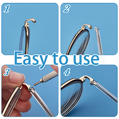 Accesorios de aleación para patas de gafas&nbsp;FIND-GA0007-35B