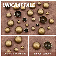 25 Stück 5 Stil 1-Loch-Legierungs-Ösenknöpfe&nbsp;FIND-UN0002-81