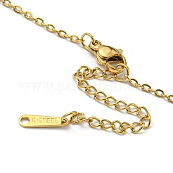 Collane con ciondolo in acciaio inossidabile 304&nbsp;NJEW-Z025-02B