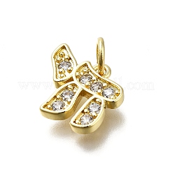 Ottone micro spianare pendenti zirconi&nbsp;X-KK-K400-36G