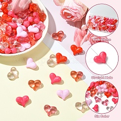 90pcs 6 Arten Acrylperlen&nbsp;MACR-YW0003-80
