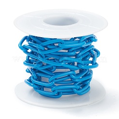 Catene di graffette in ottone fatte a mano verniciate a spruzzo ecologiche&nbsp;KK-J276-18-P11