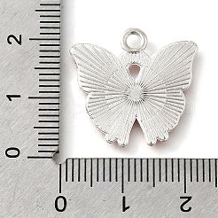 Emaille-Anhänger mit rosafarbenem Brustkrebs-Bewusstseinsband&nbsp;ENAM-C026-01I-S