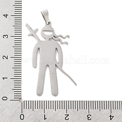 Pendenti in acciaio inossidabile 304 anti-ossidazione&nbsp;STAS-Z069-03P