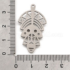 201 Edelstahlanhänger&nbsp;STAS-S176-08P
