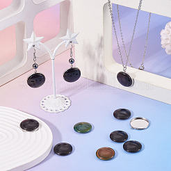 10 pz 304 ciondolo cabochon in acciaio inox&nbsp;DIY-TA0015-76B