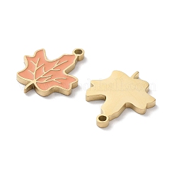 Pendentifs en émail et acier inoxydable 304 avec placage ionique (IP)&nbsp;STAS-P339-15G-02