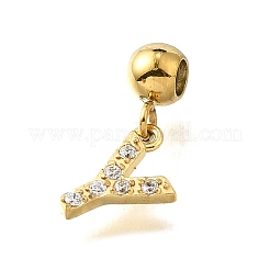 Ciondolo in strass in acciaio inossidabile 304&nbsp;STAS-H202-50G-Y
