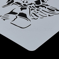 Plantillas de plantillas de pintura de dibujo hueco de plástico&nbsp;DIY-Z024-01C